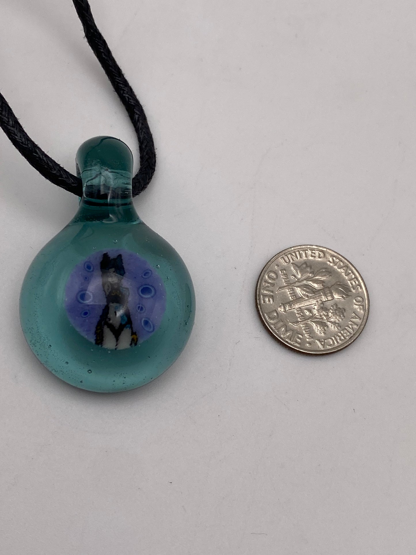 Foxy Lady Pendant - Teal