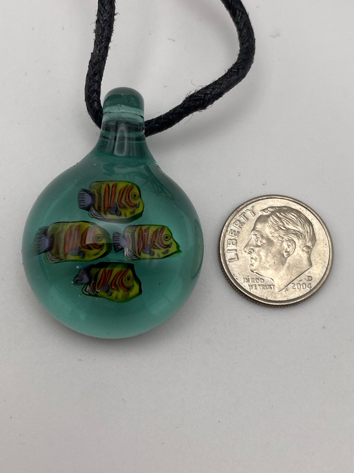 Angelfish School Pendant - Teal