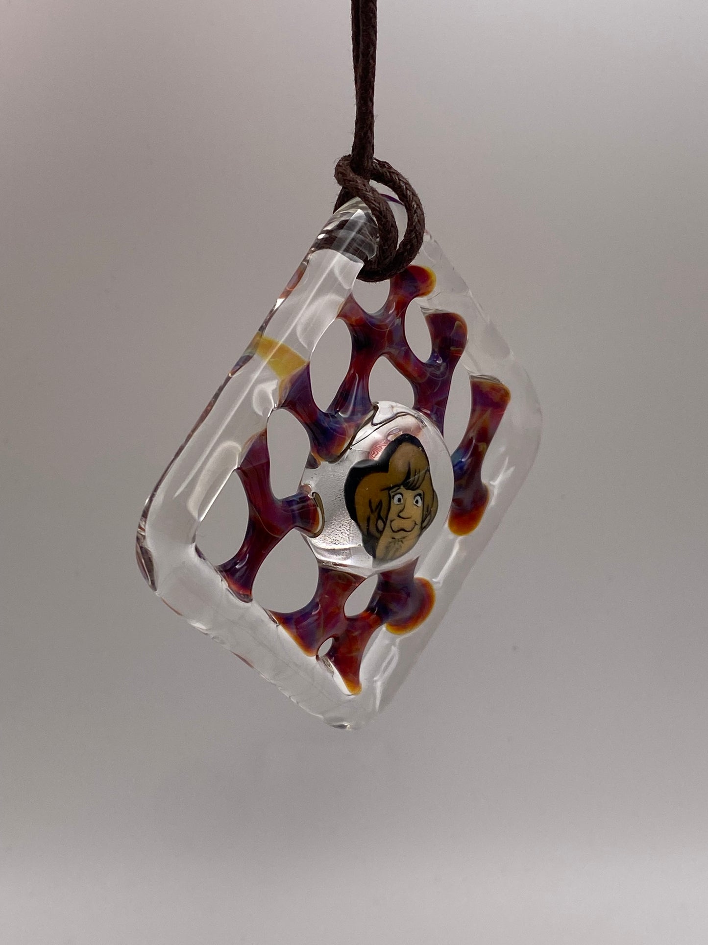 Murrine Webbing Ornament - Shaggy