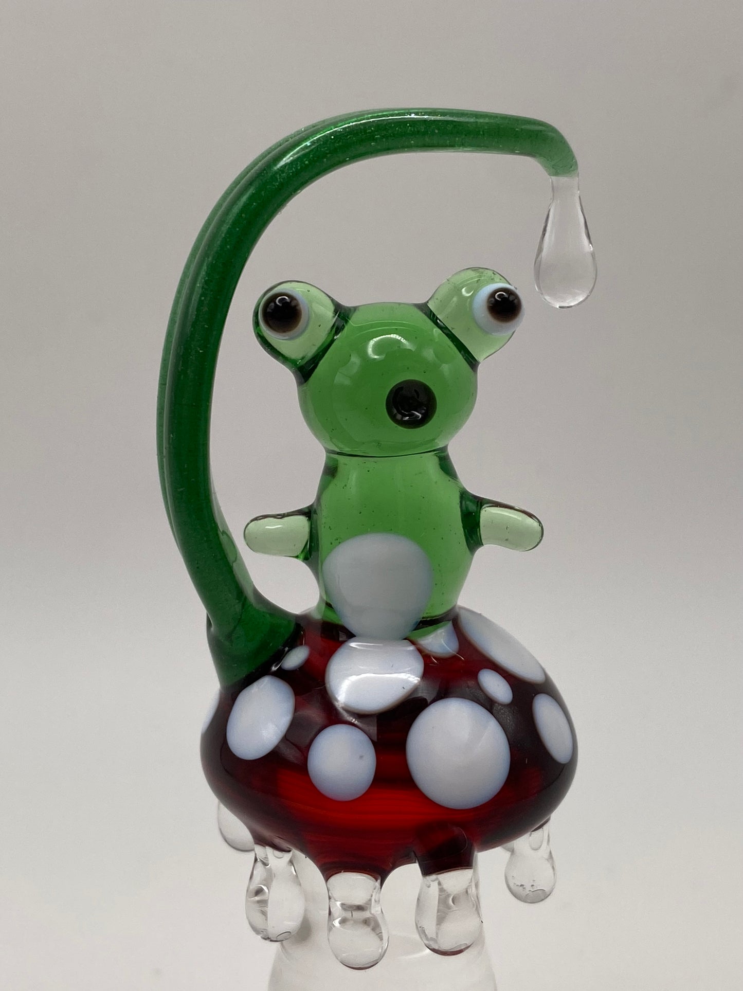 Froggy on Dew Drop Mushroom