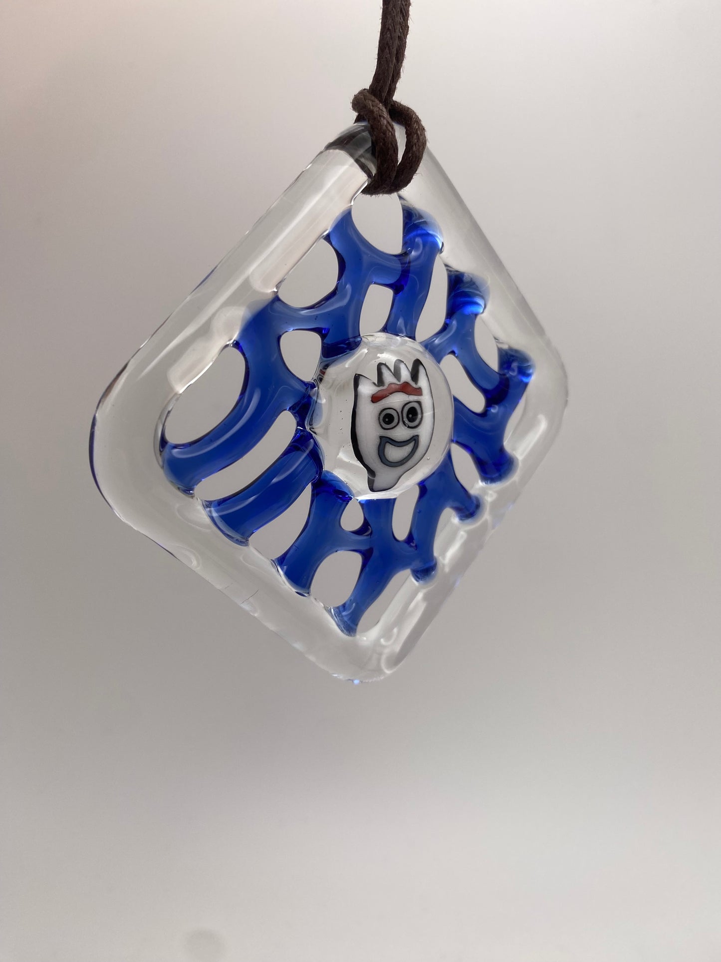 Murrine Webbing Ornament - Forkie