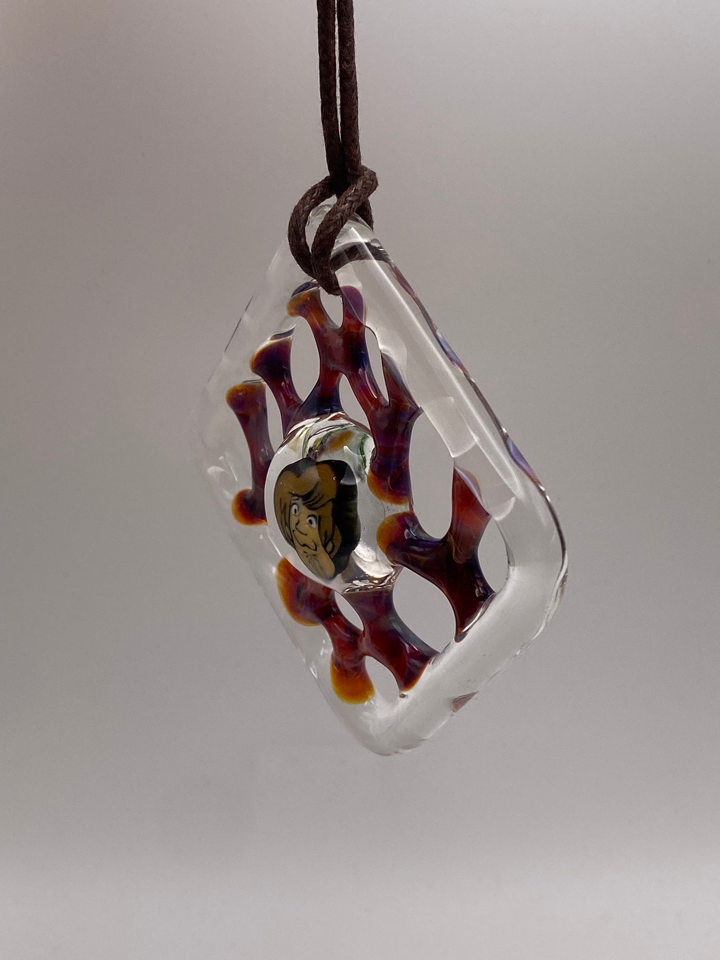 Murrine Webbing Ornament - Shaggy