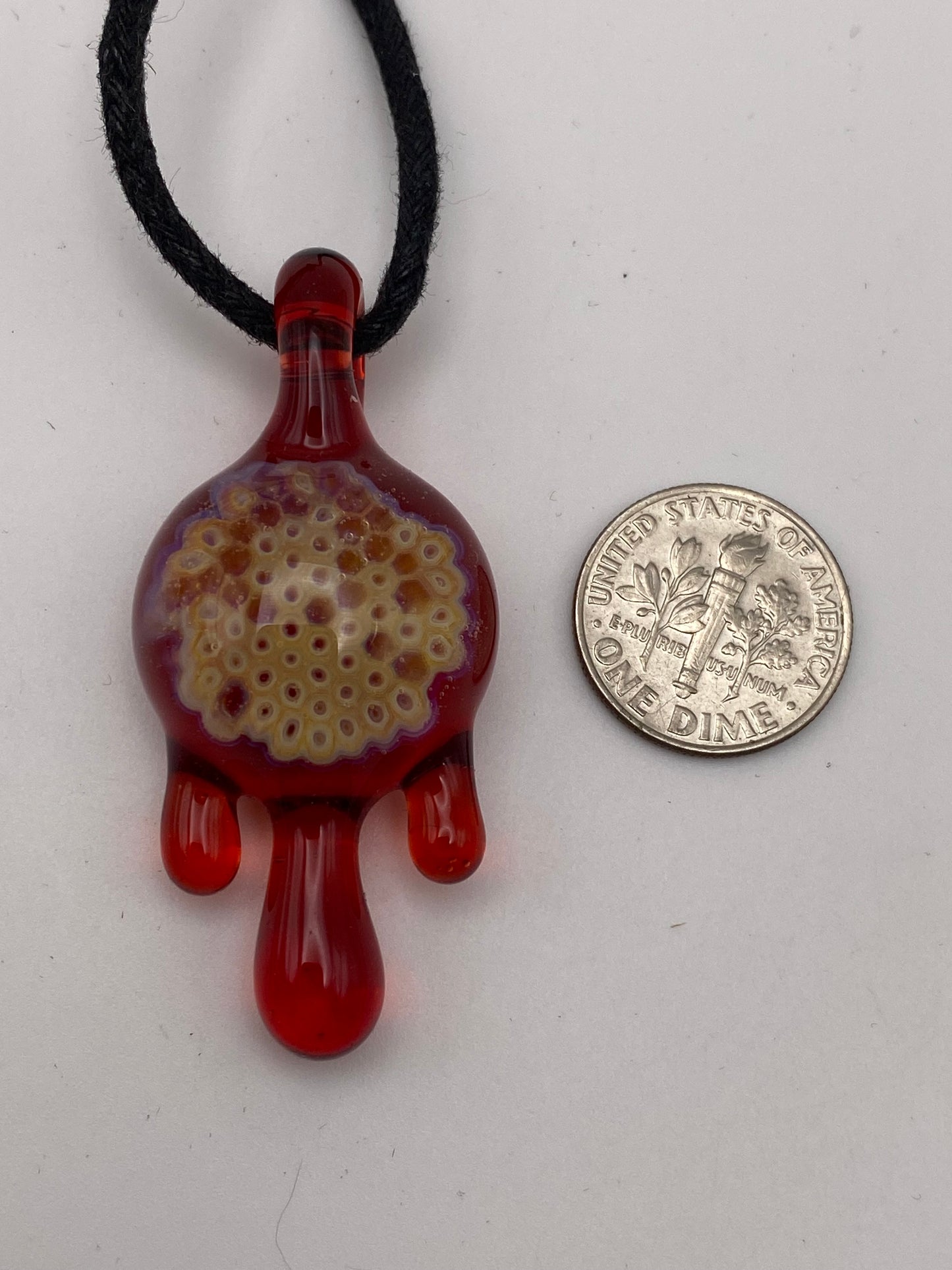 Bloody Honeycomb Pendant