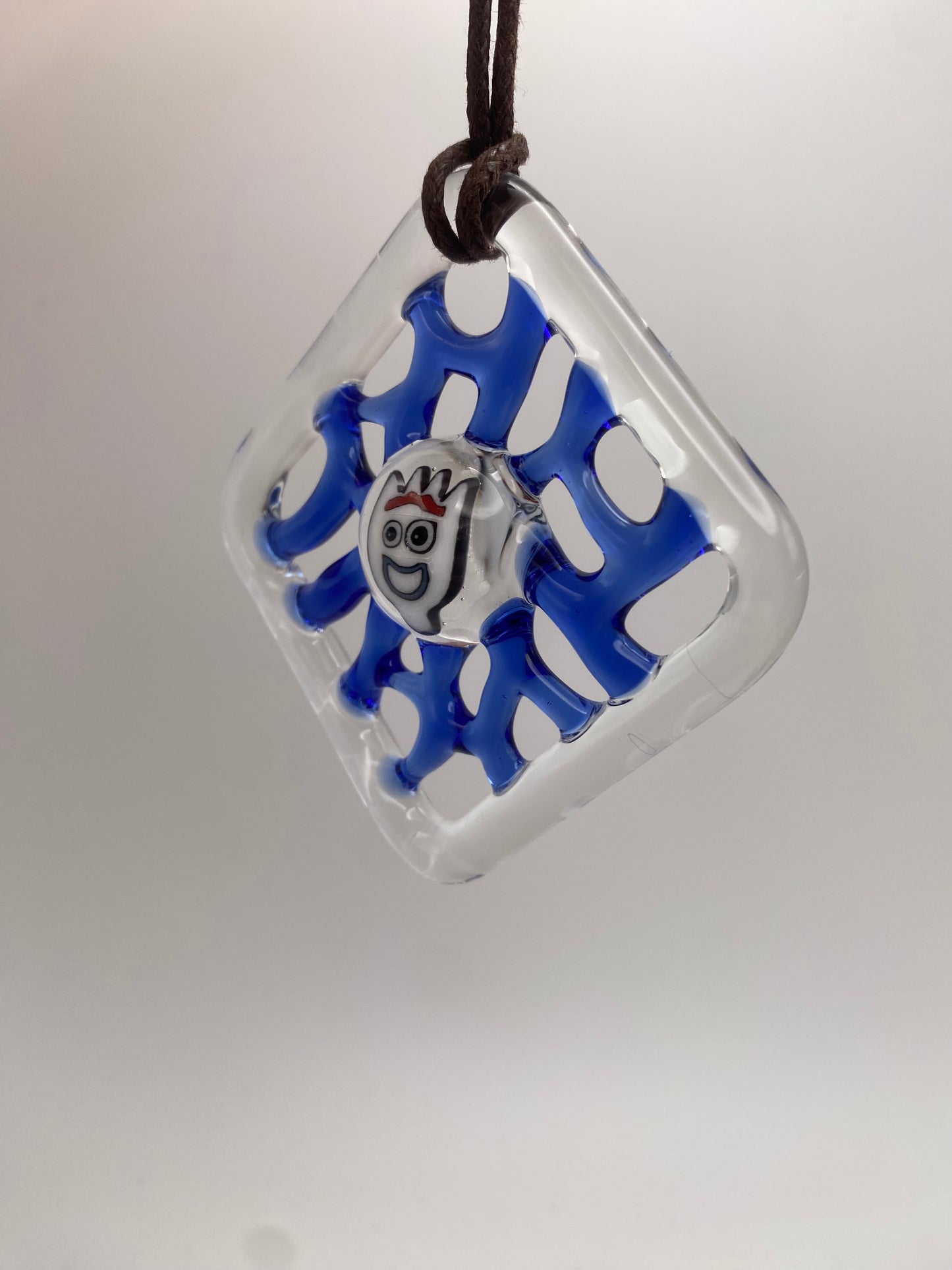 Murrine Webbing Ornament - Forkie