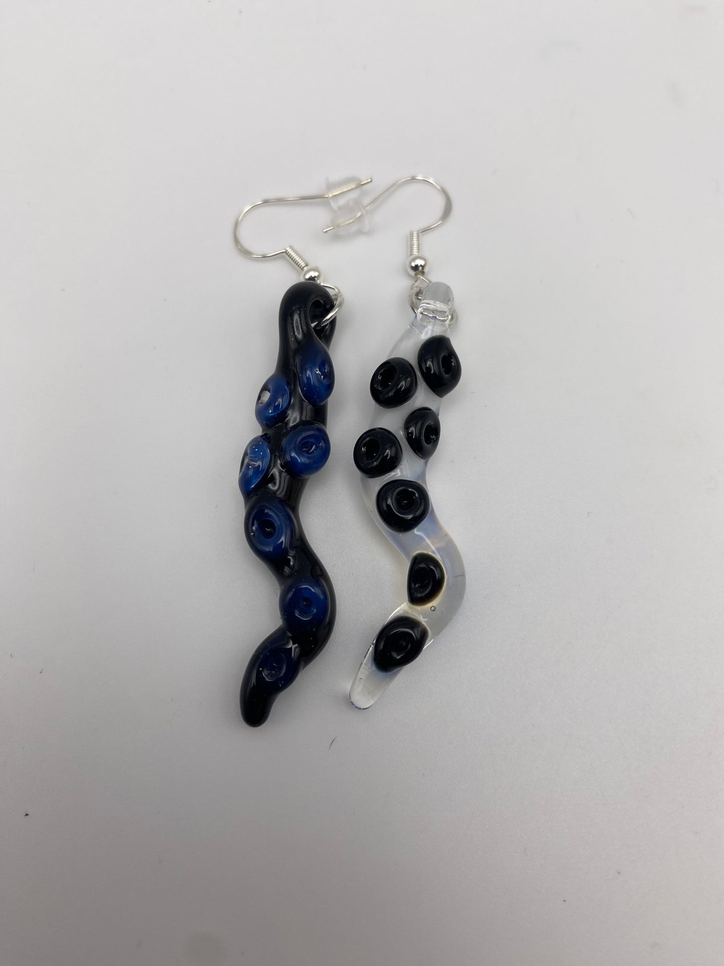 Tentacle Earrings - Galaxy / Ghost - 3