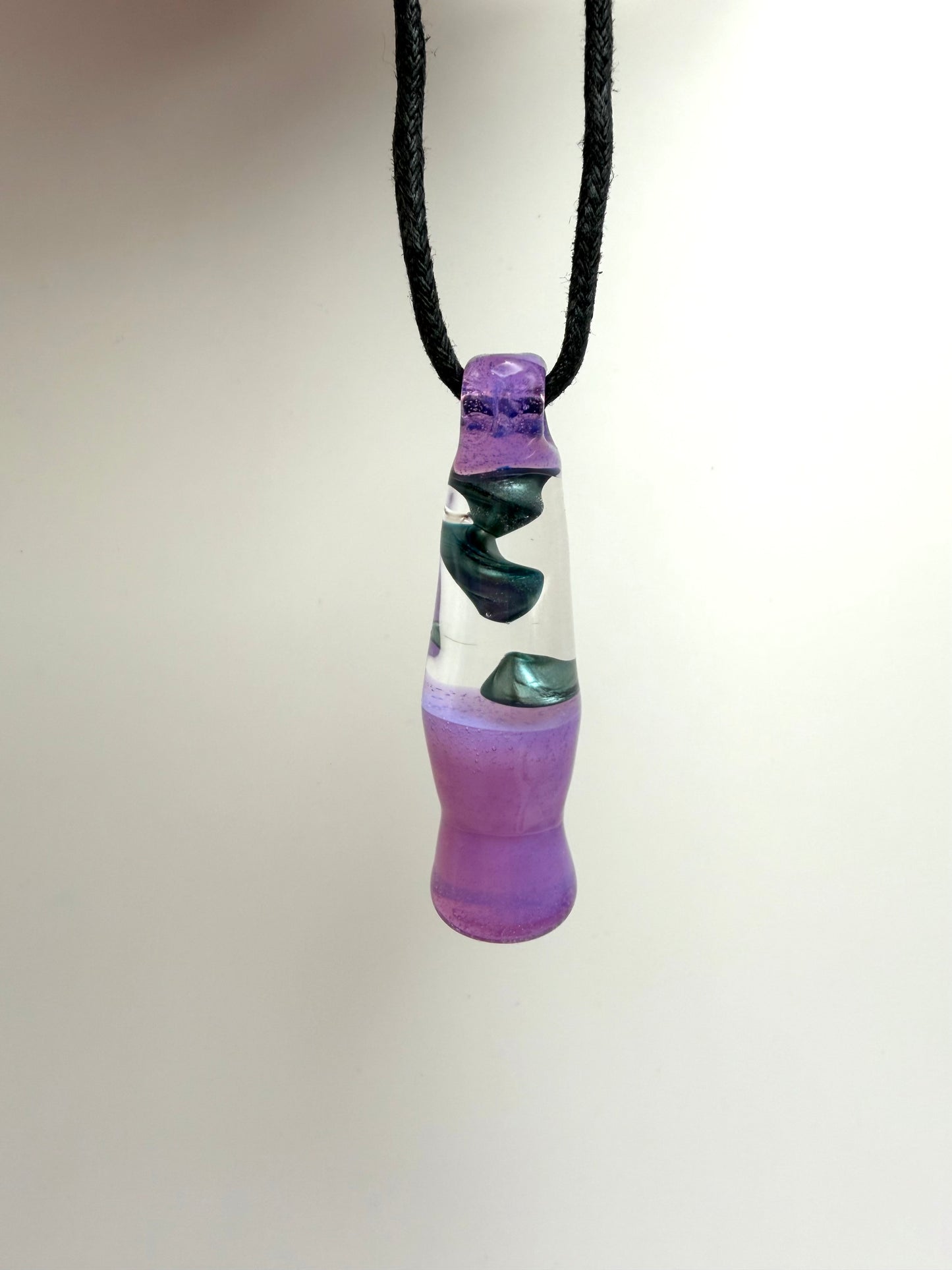 Lava Lamp Pendant - Purple/Neptunium