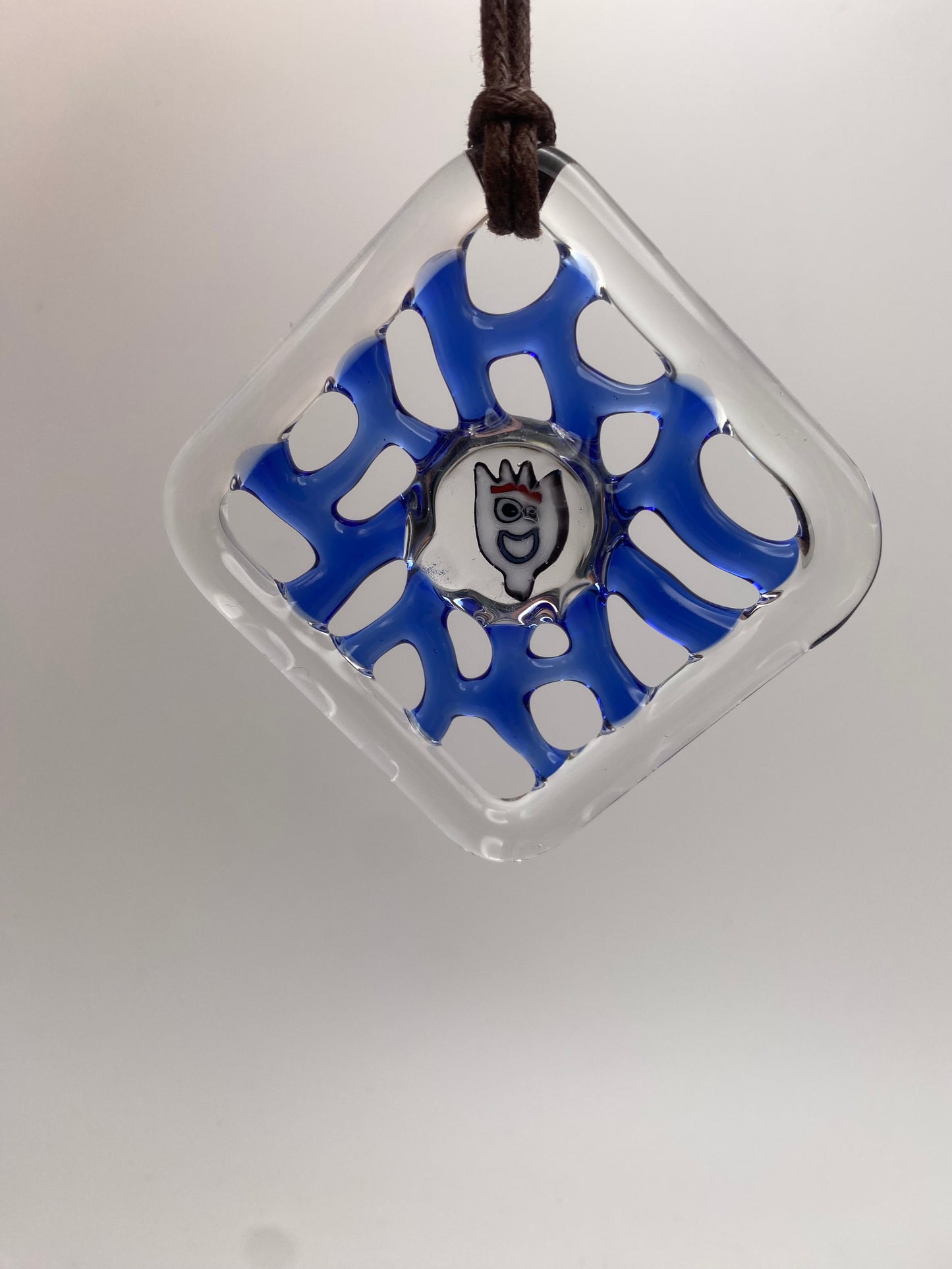 Murrine Webbing Ornament - Forkie