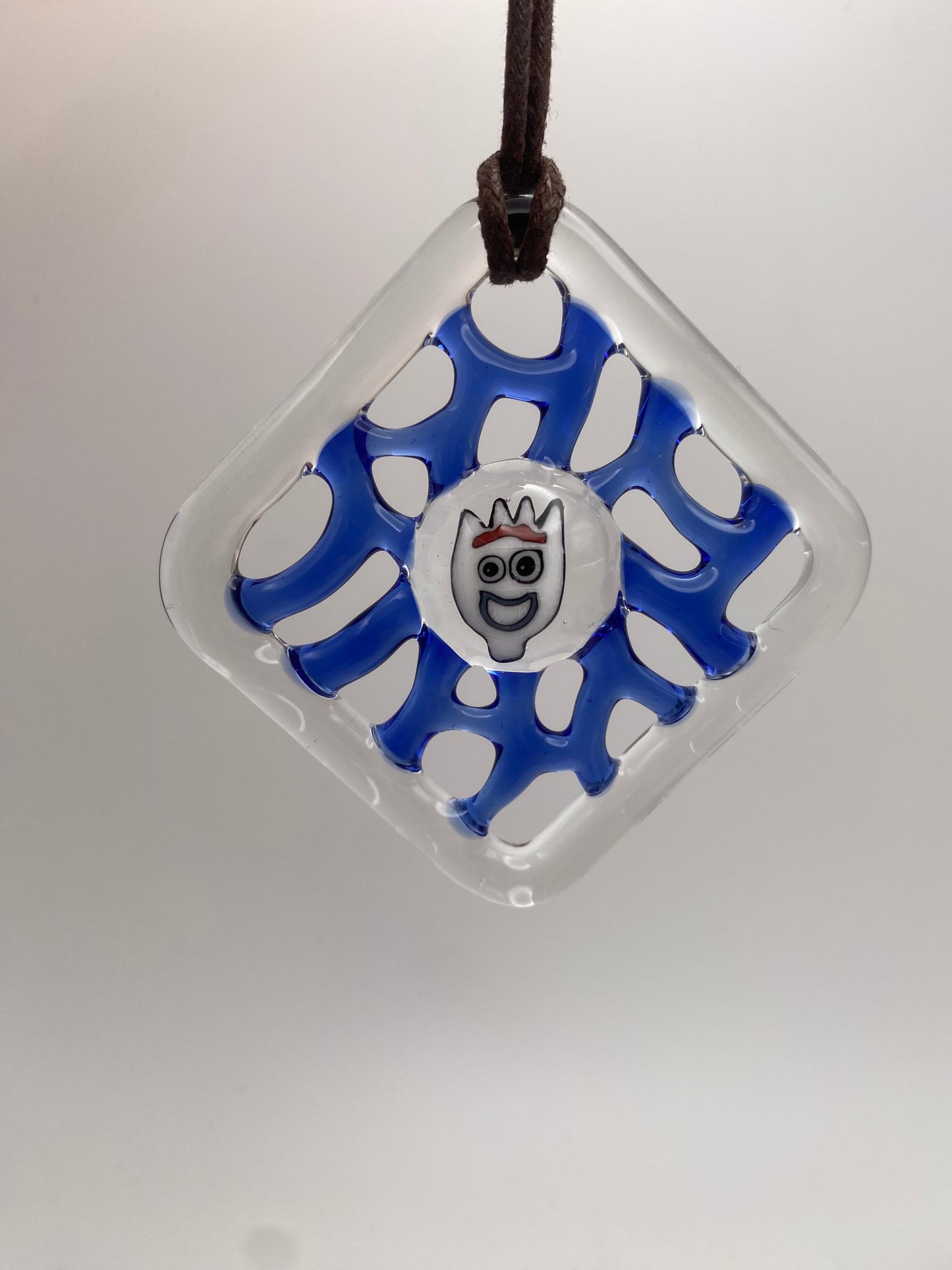 Murrine Webbing Ornament - Forkie