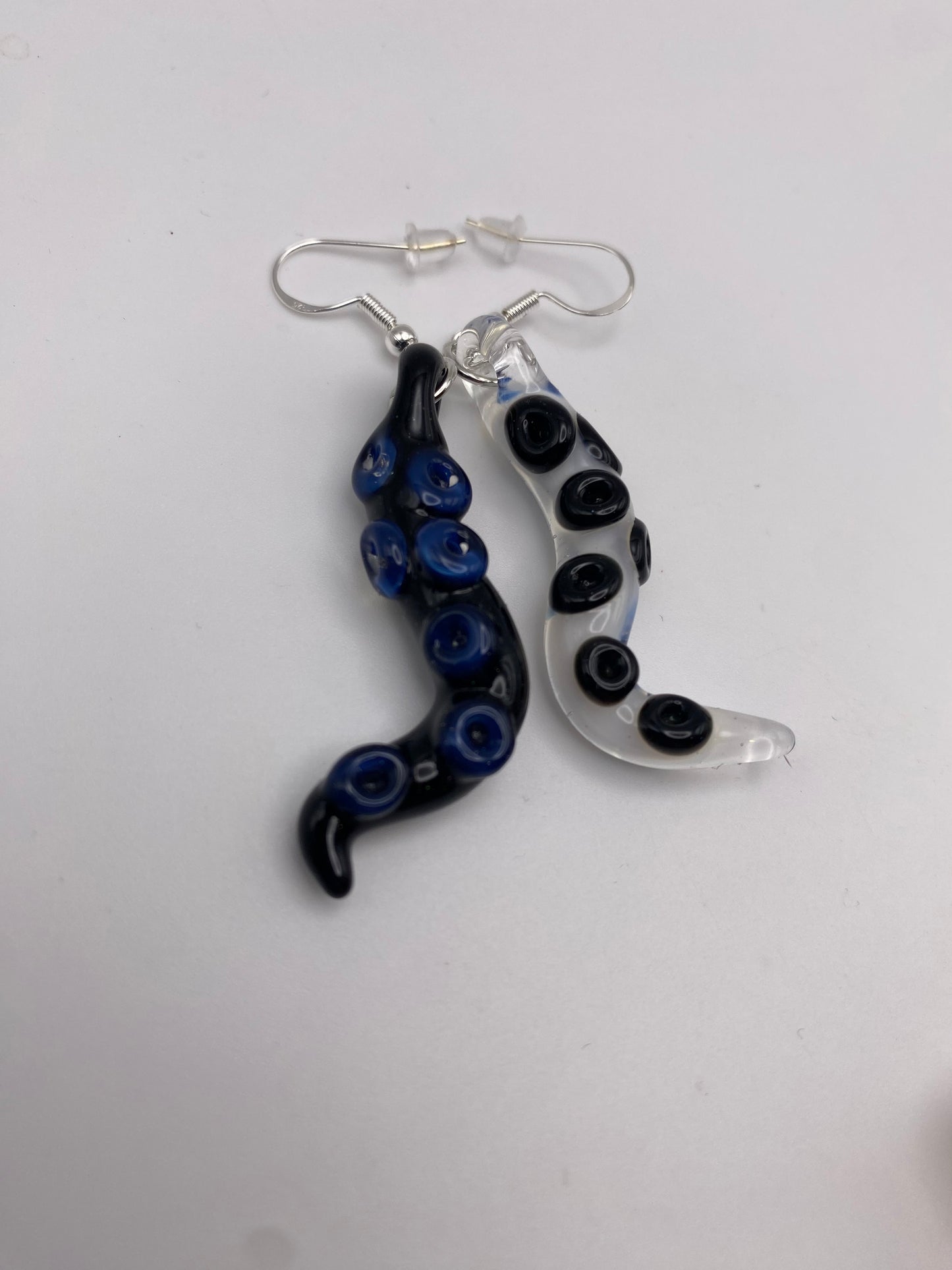Tentacle Earrings - Galaxy / Ghost - 1