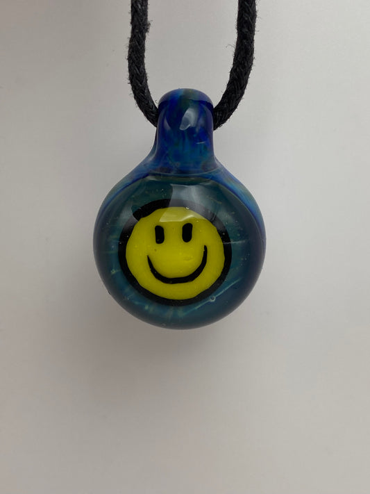 Happy Guy Pendant - Black Lightning
