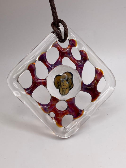 Murrine Webbing Ornament - Shaggy