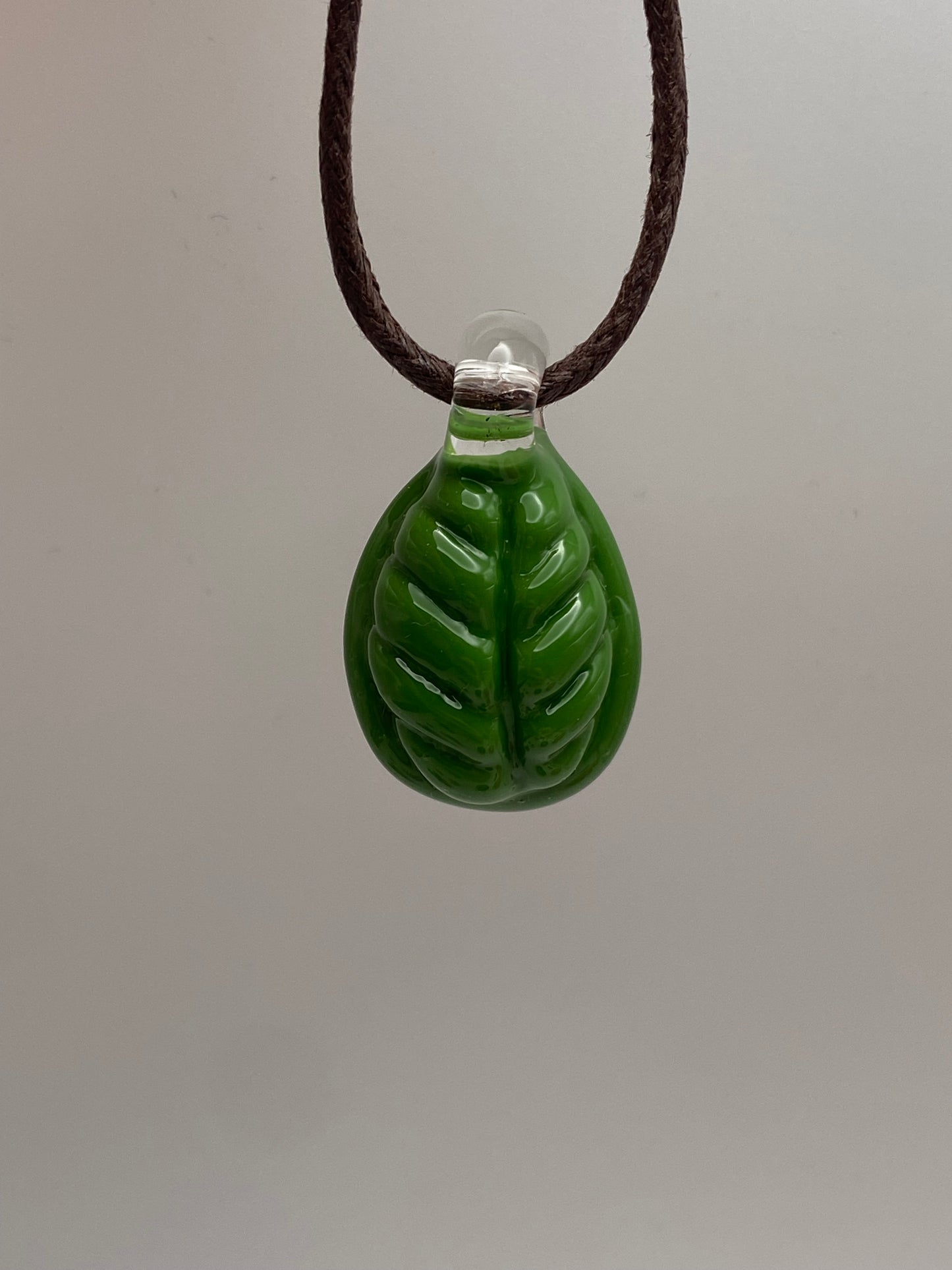 Leaf Pendant - Jade