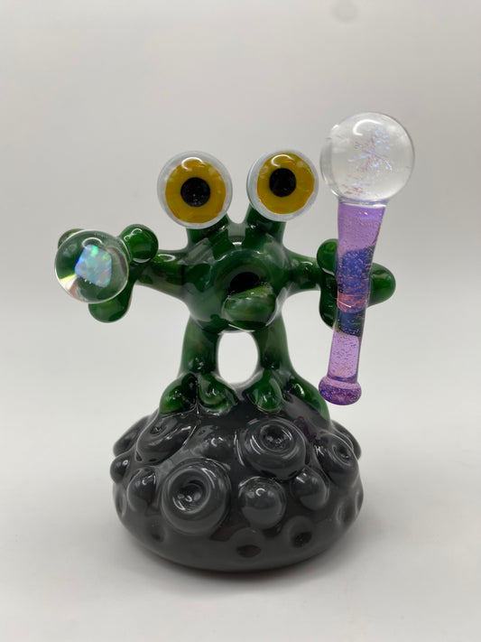 Alien Shaman Sculpture - Frog Shaman