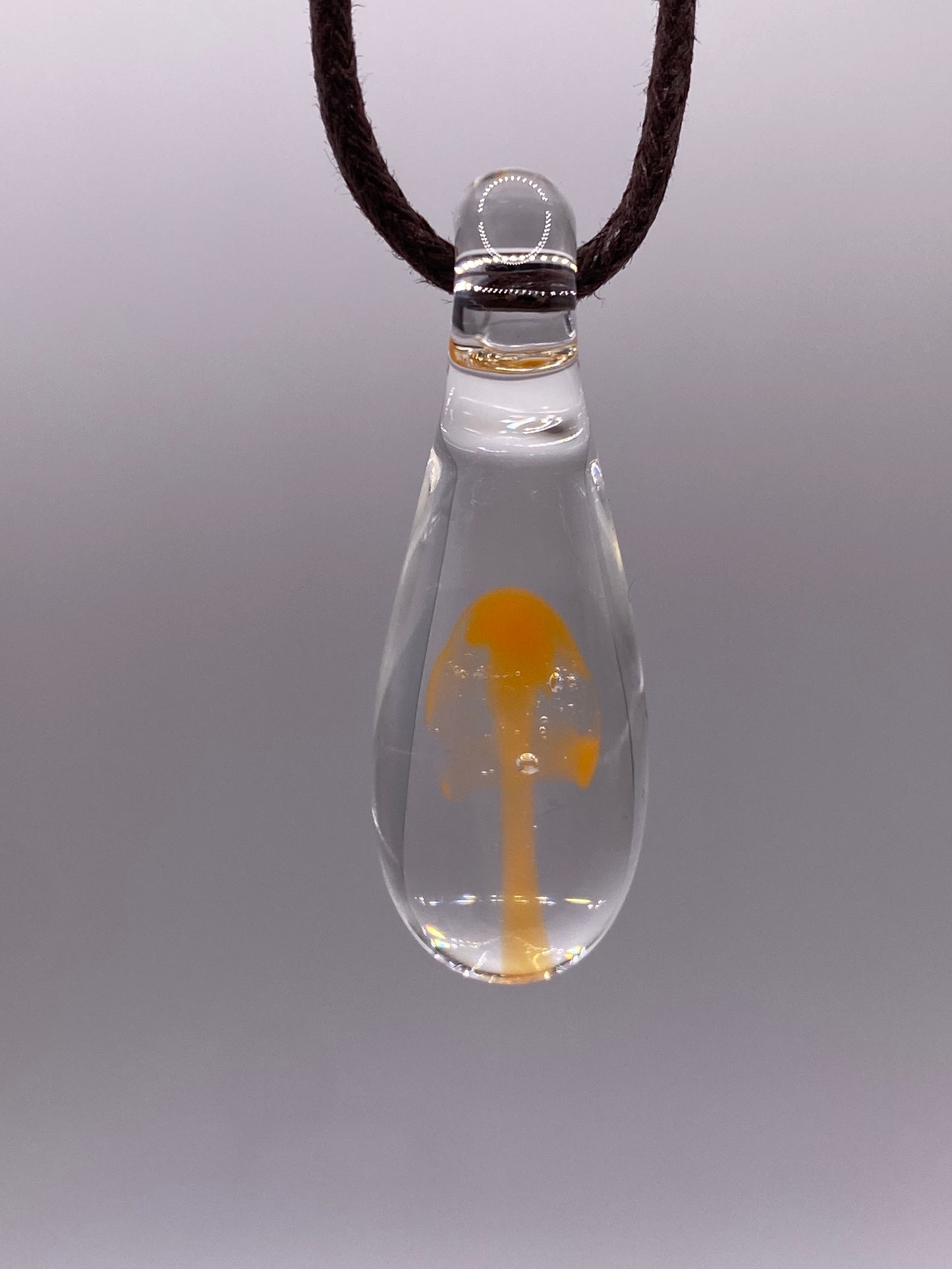 UV Mushroom Pendant - Tangie w/ Atomic Kumquat