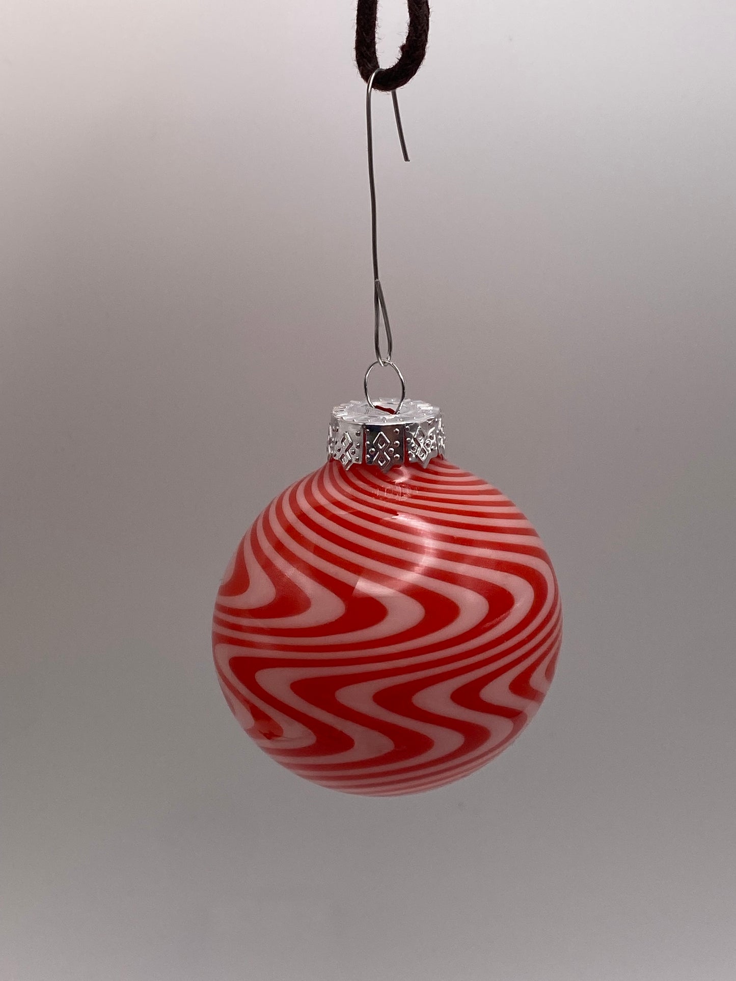 Peppermint Swirl Ornament