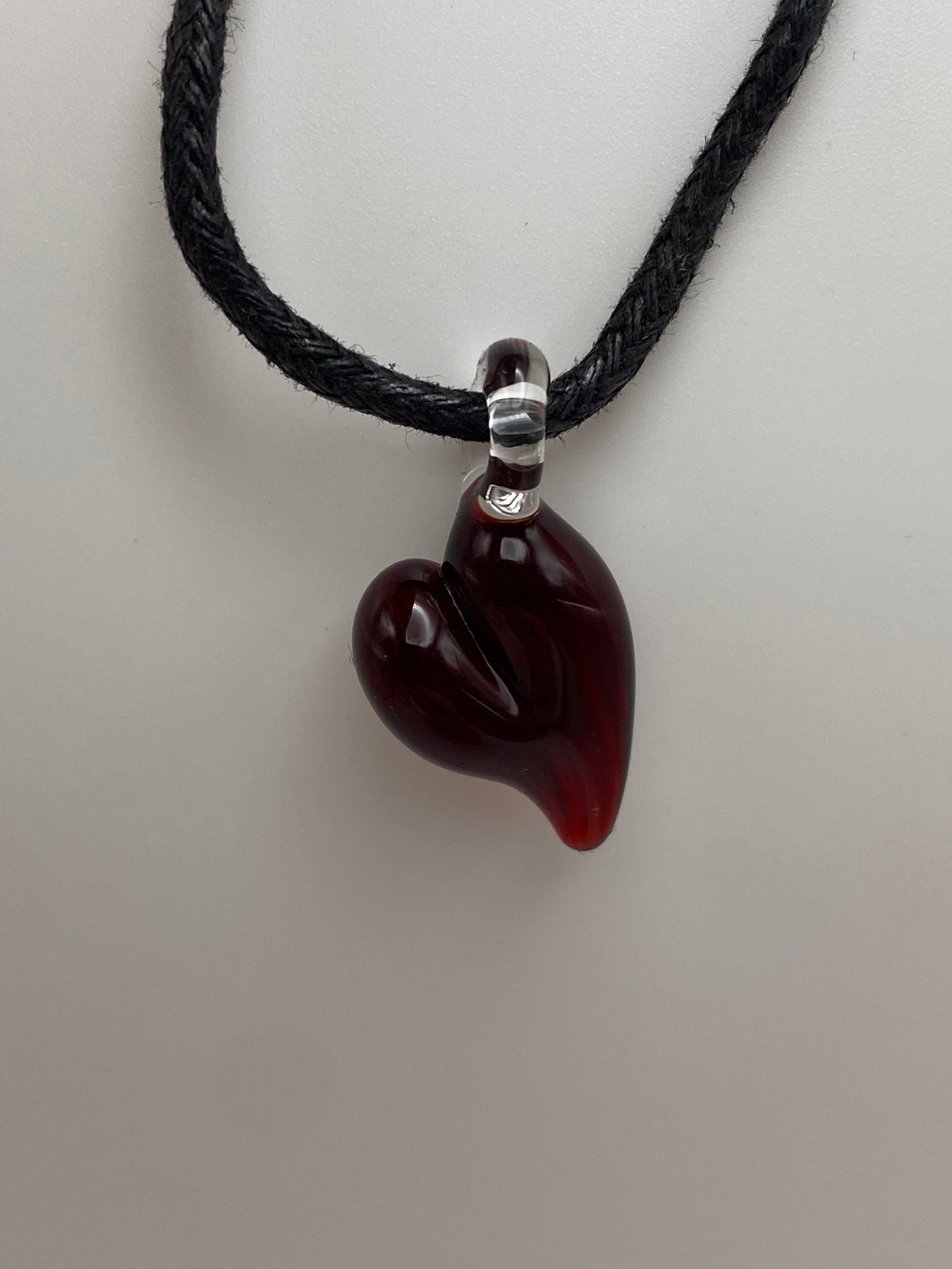 Mini Heart Pendant - Dragons Blood