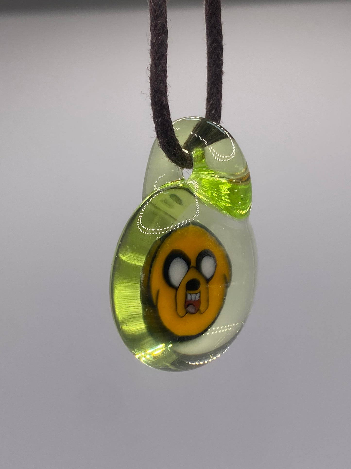 Jake the Dog Pendant - light green