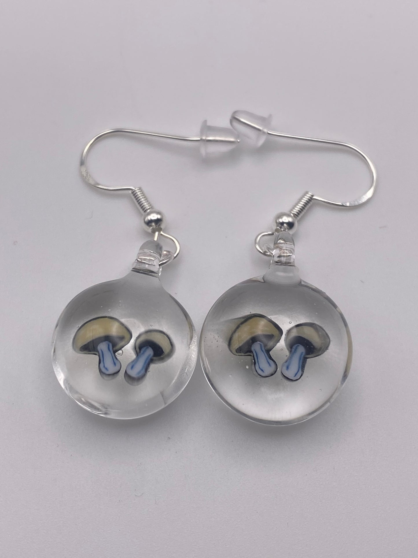 Mushroom Earrings UV