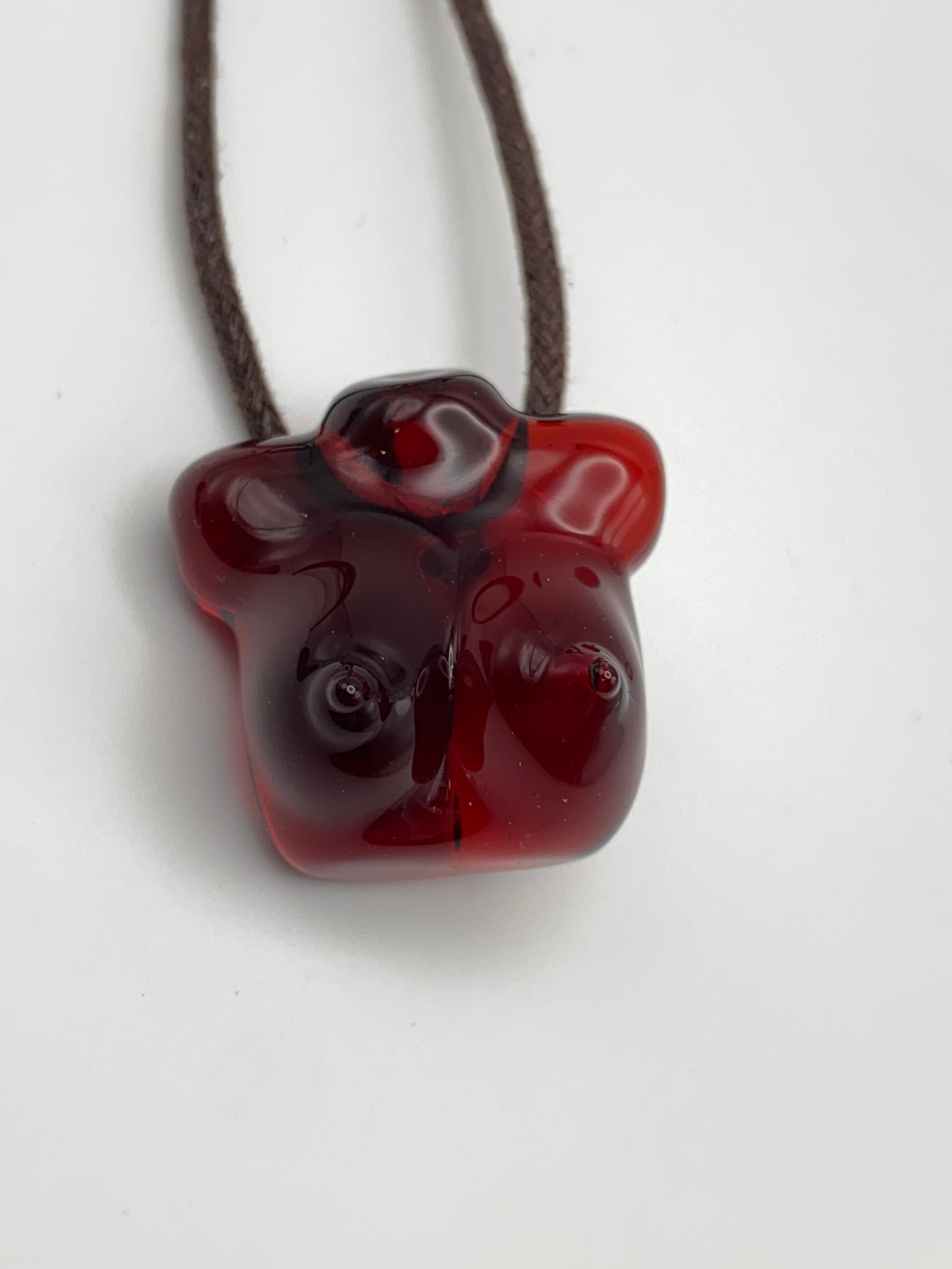 Female Bust Pendant - Pomegranate