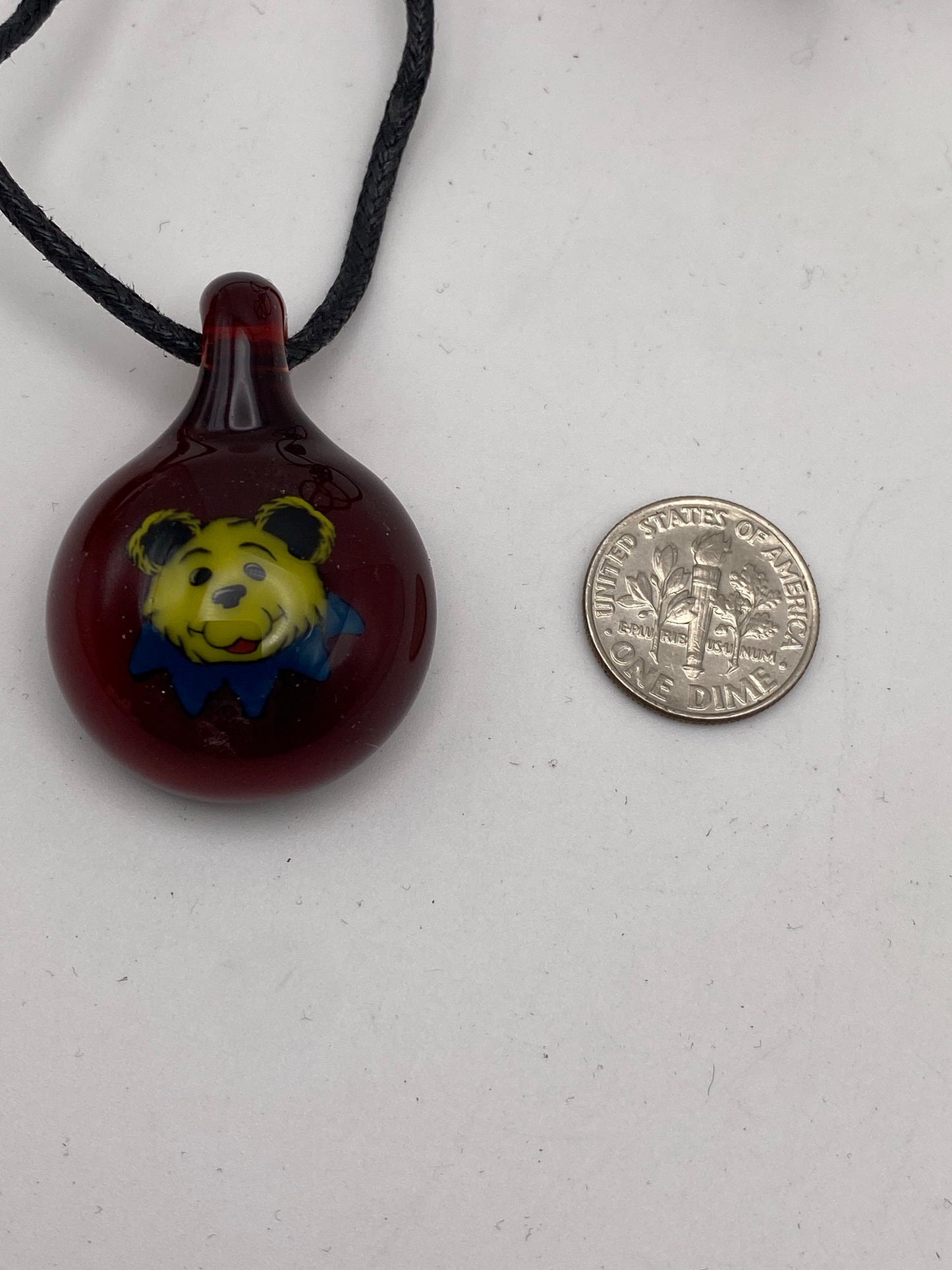 Grateful Dead Bear Pendant - Dragons Blood