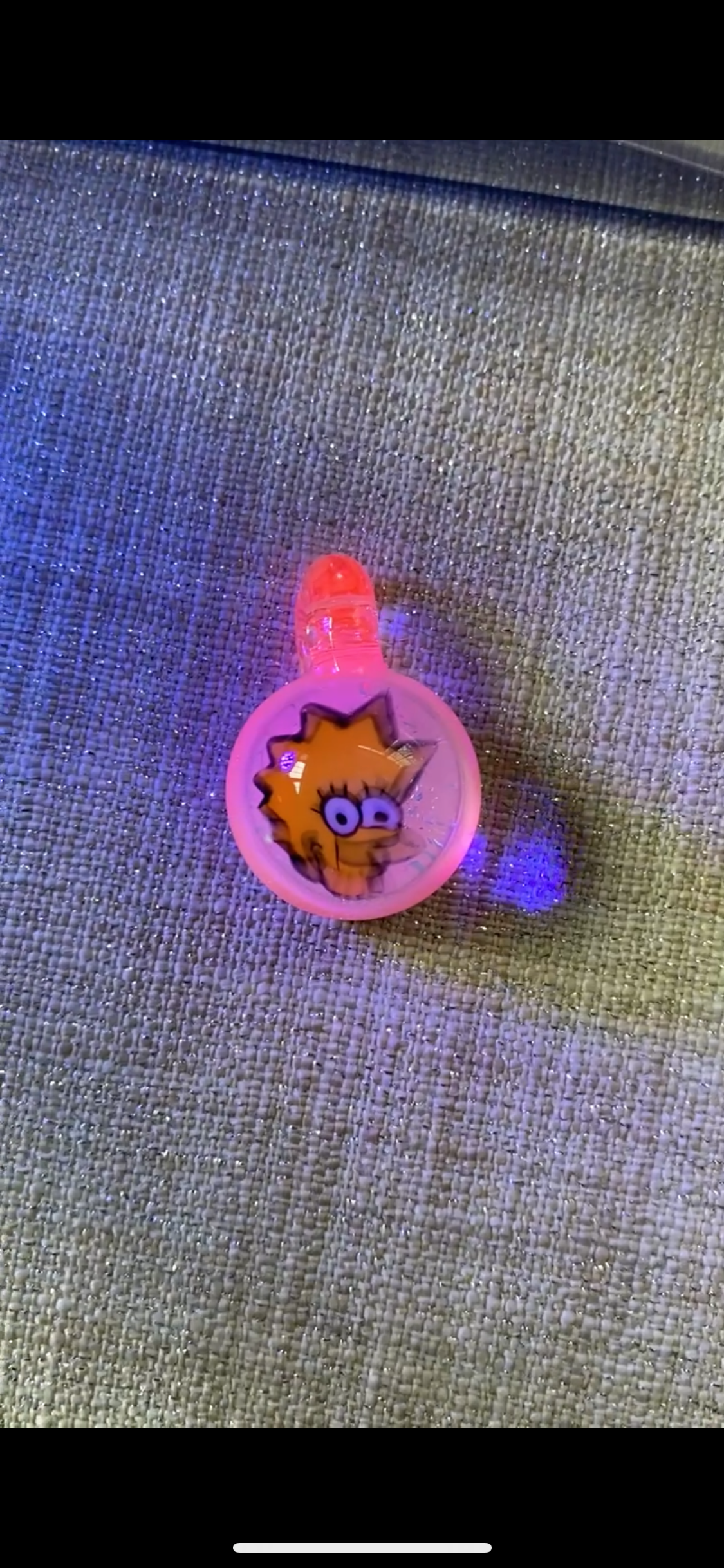 Lisa Simpson - Dichroic UV Pendant