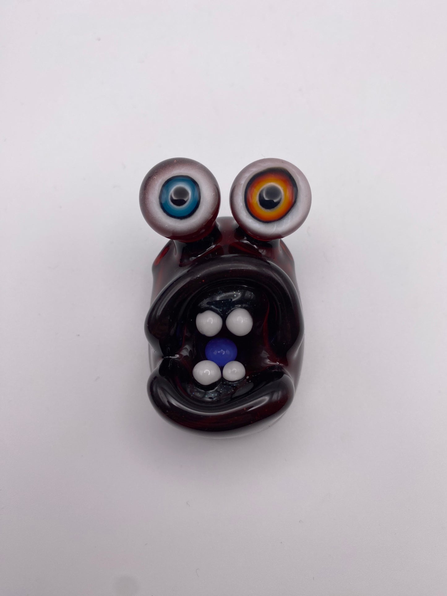 Little Monsters Pendant - Ruby Slippers w/ Fire and Ice eyes