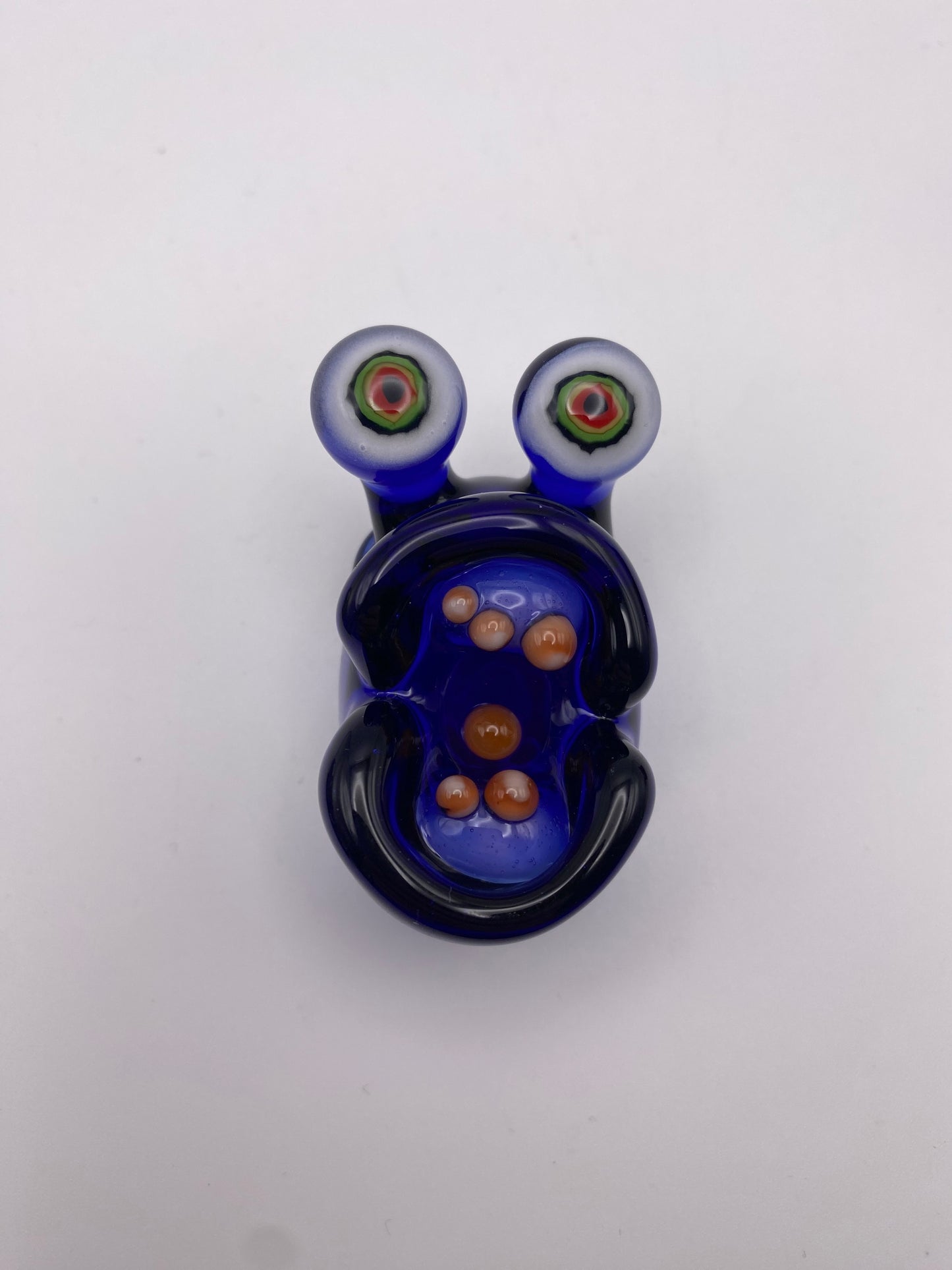 Little Monsters Pendant - Lite Cobalt w/ Rasta Eyes