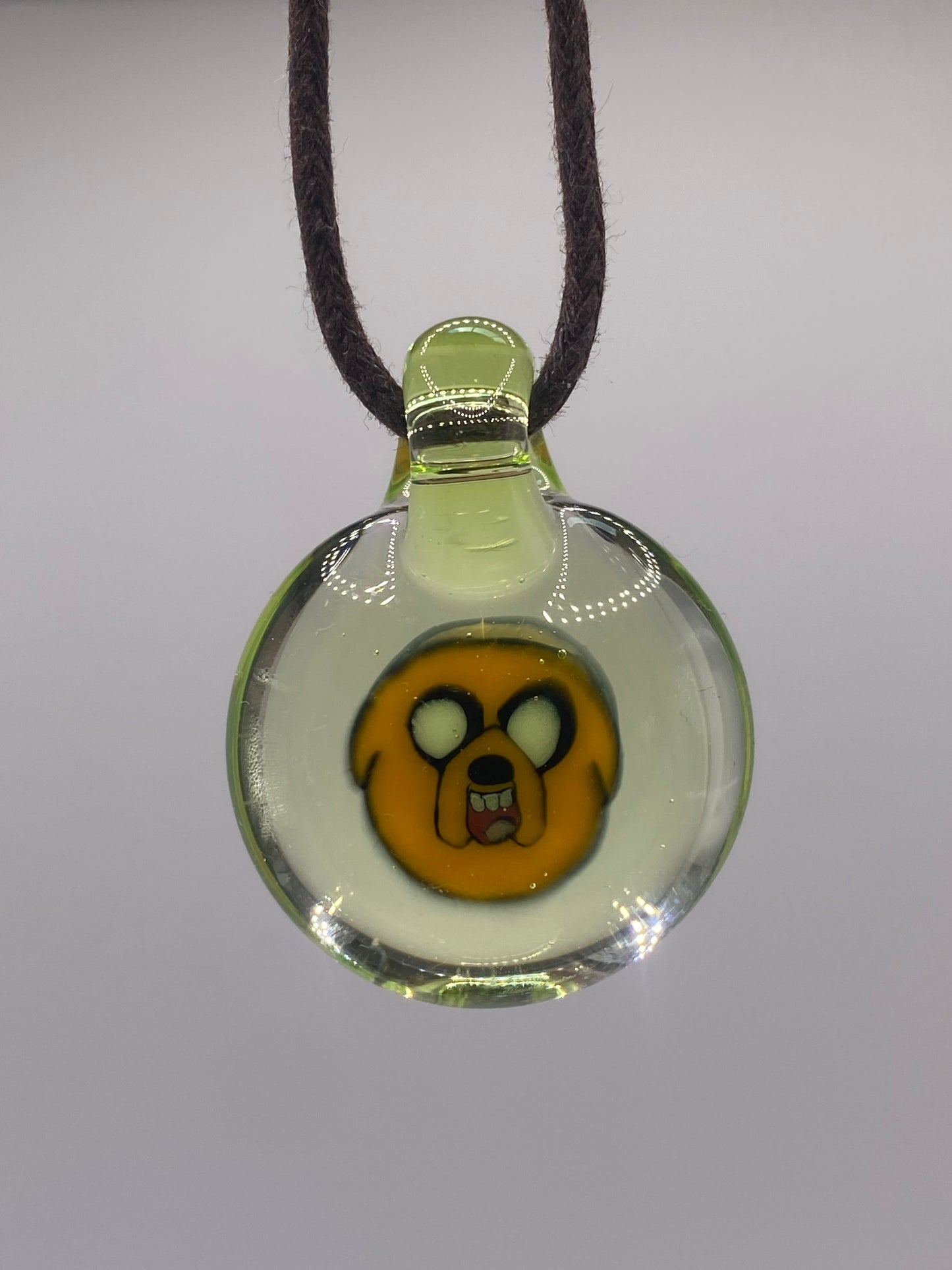 Jake the Dog Pendant - light green