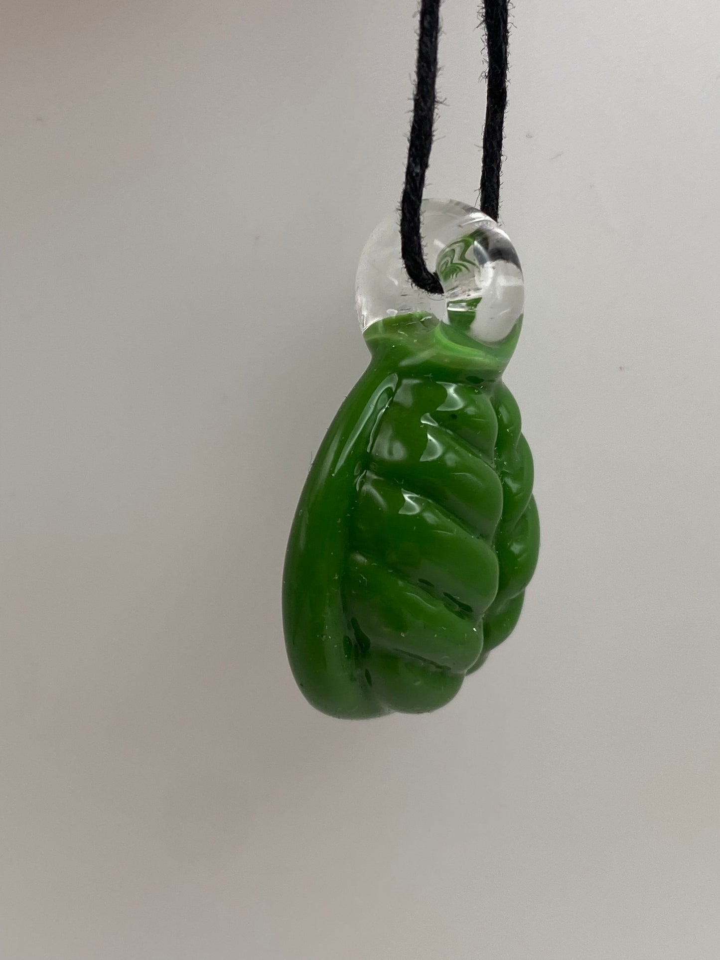 Leaf Pendant - Jade Green