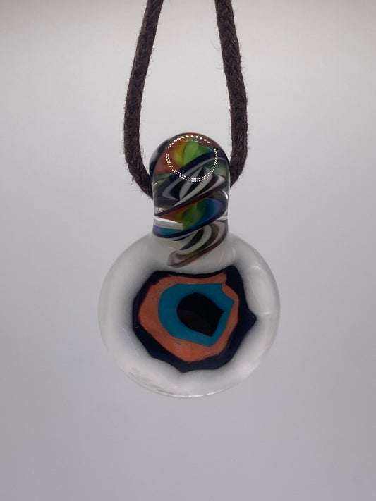 Choose Happy Eye Pendant w/ Rainbow loop and UV