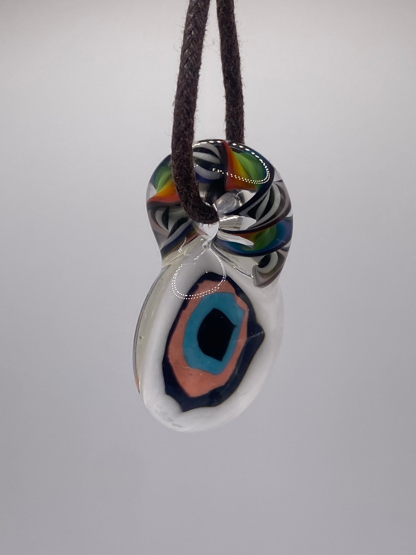 Choose Happy Eye Pendant w/ Rainbow loop and UV