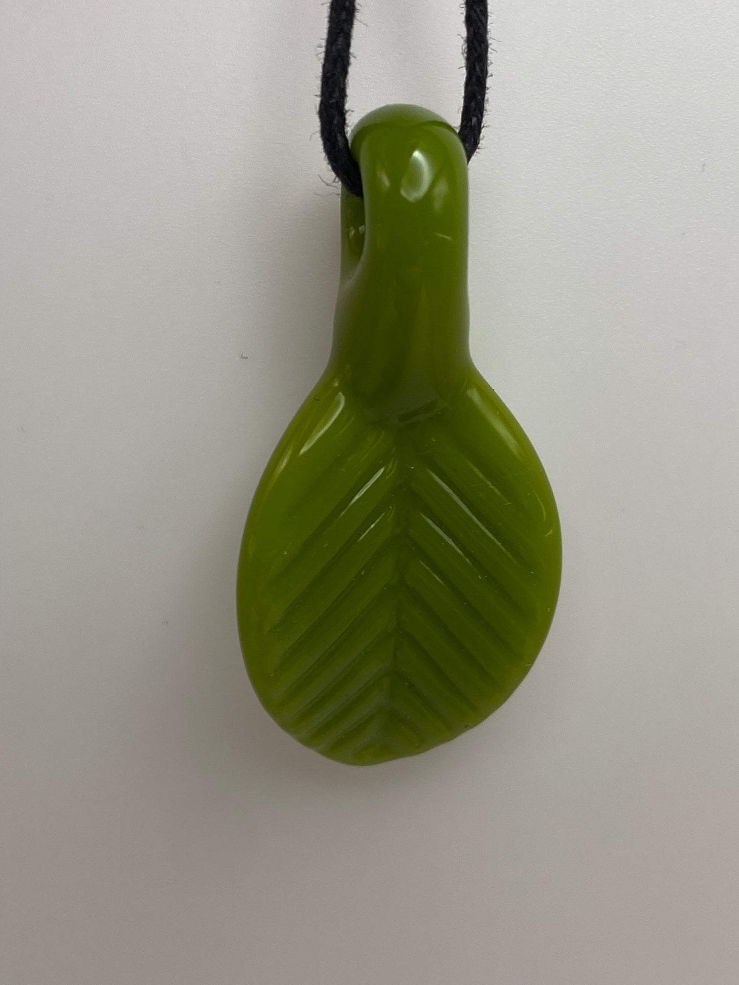 Leaf Pendant - Chartreuse