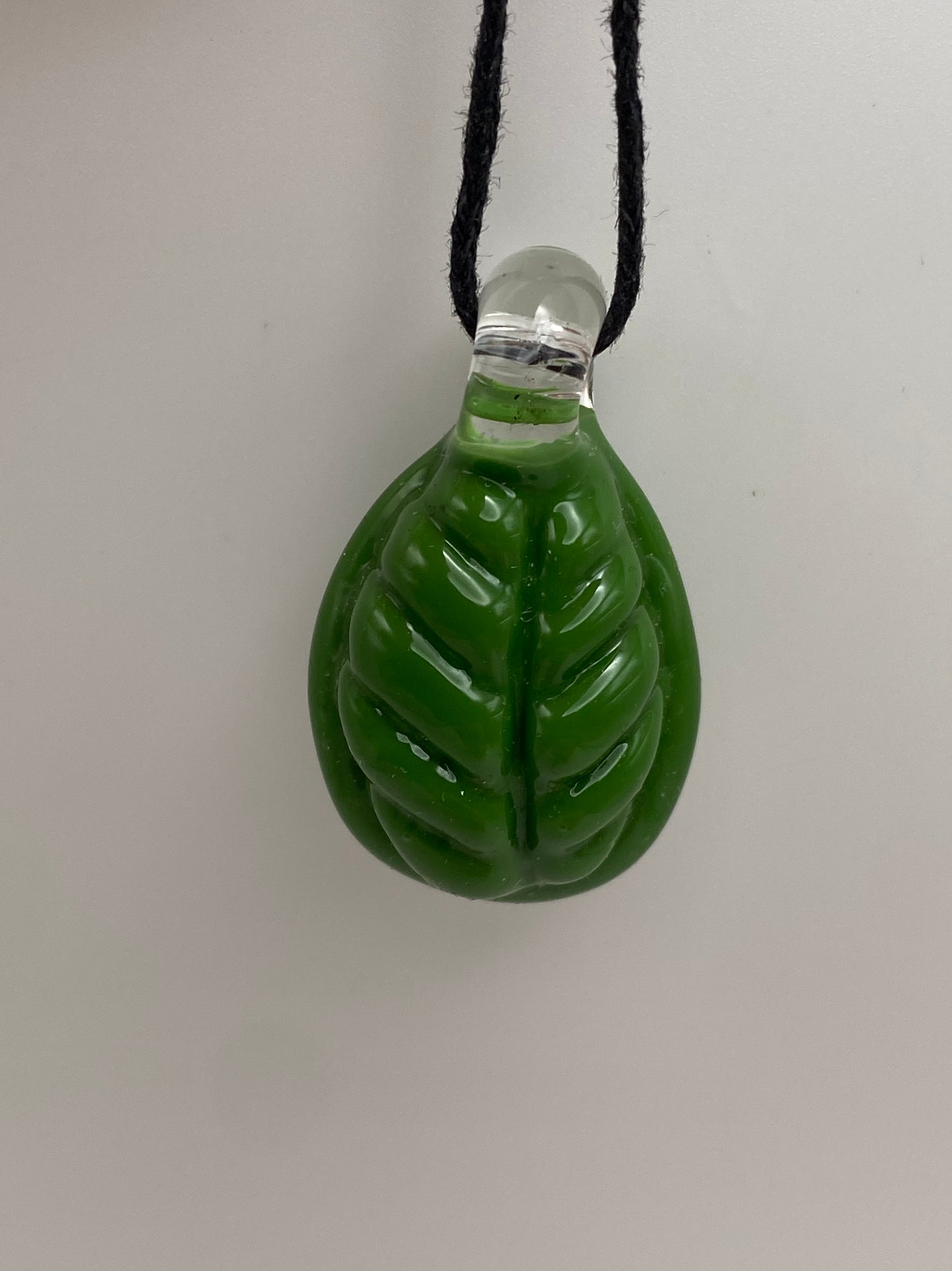 Leaf Pendant - Jade Green