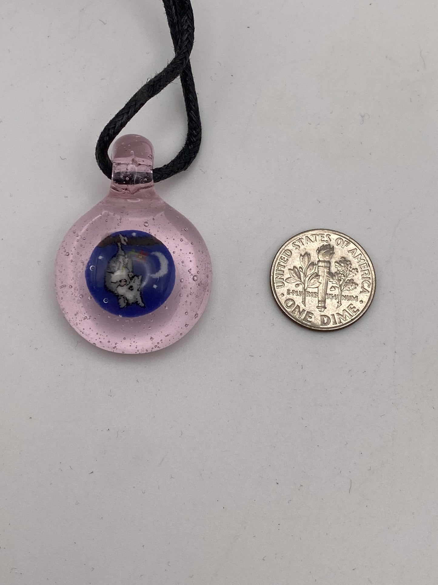 Blossom the Possum Pendant - Pink