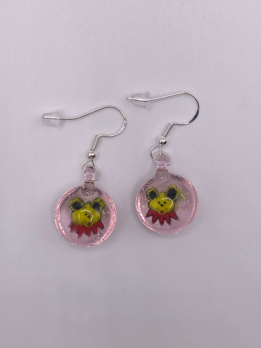 Grateful Dead Circus Bear Earrings