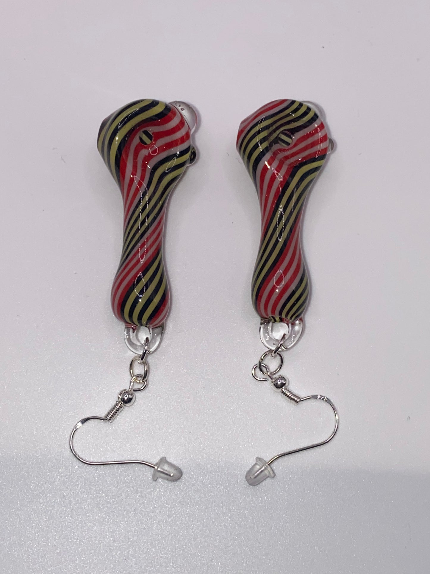 Maryland Pride Spoon Pipe Earrings