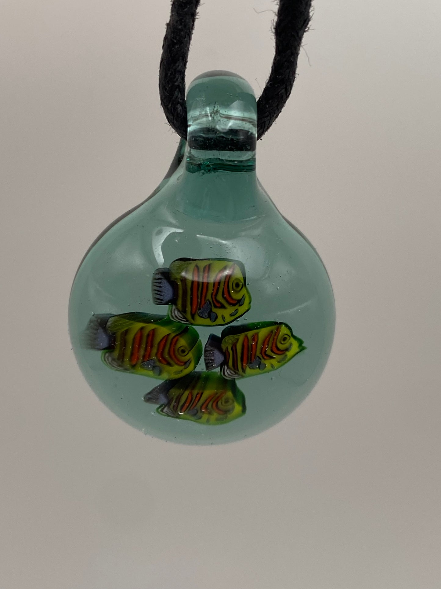 Angelfish School Pendant - Teal