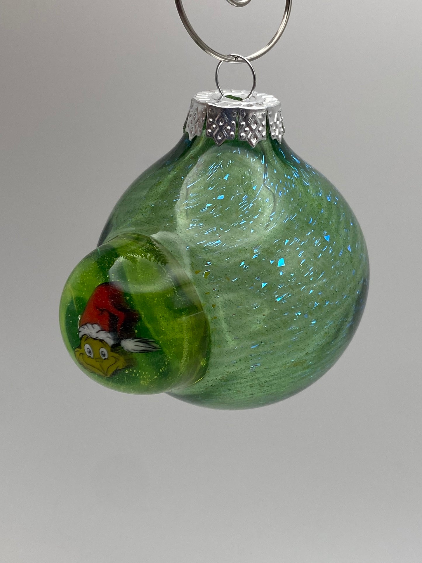 Grinch Dichro Green Stardust UV Ornament