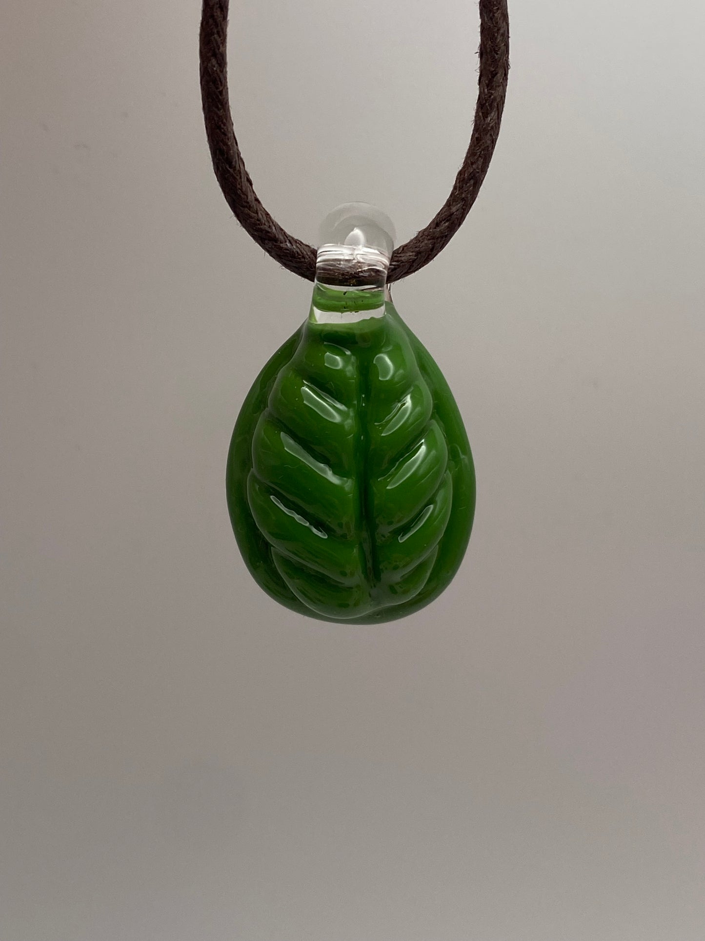 Leaf Pendant - Jade