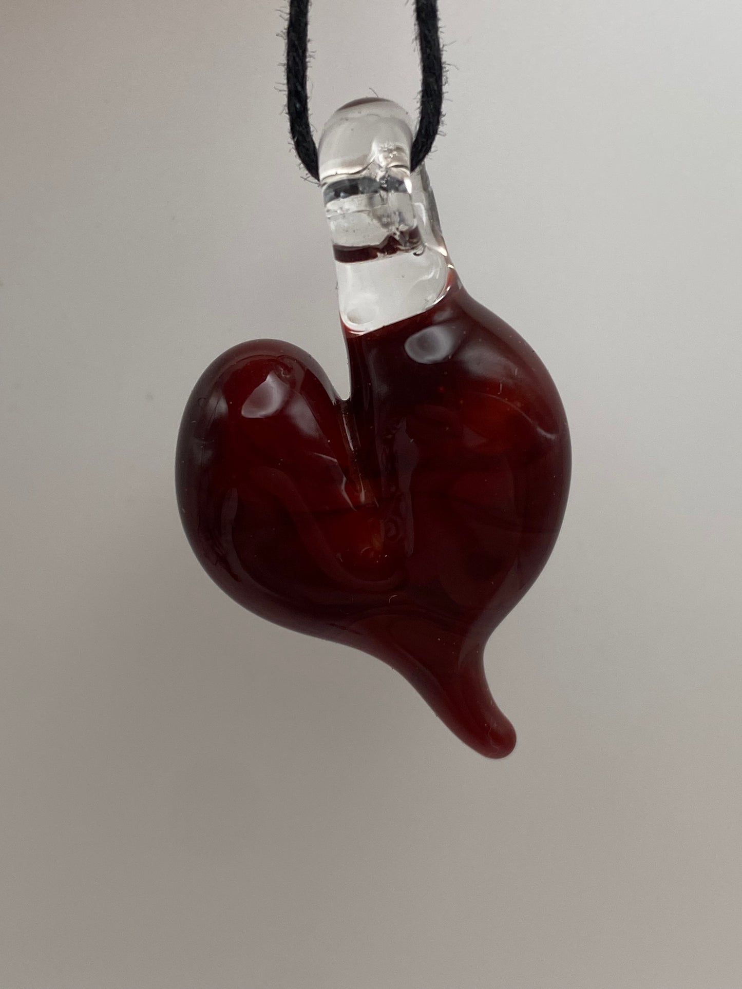Heart Pendant - Ruby