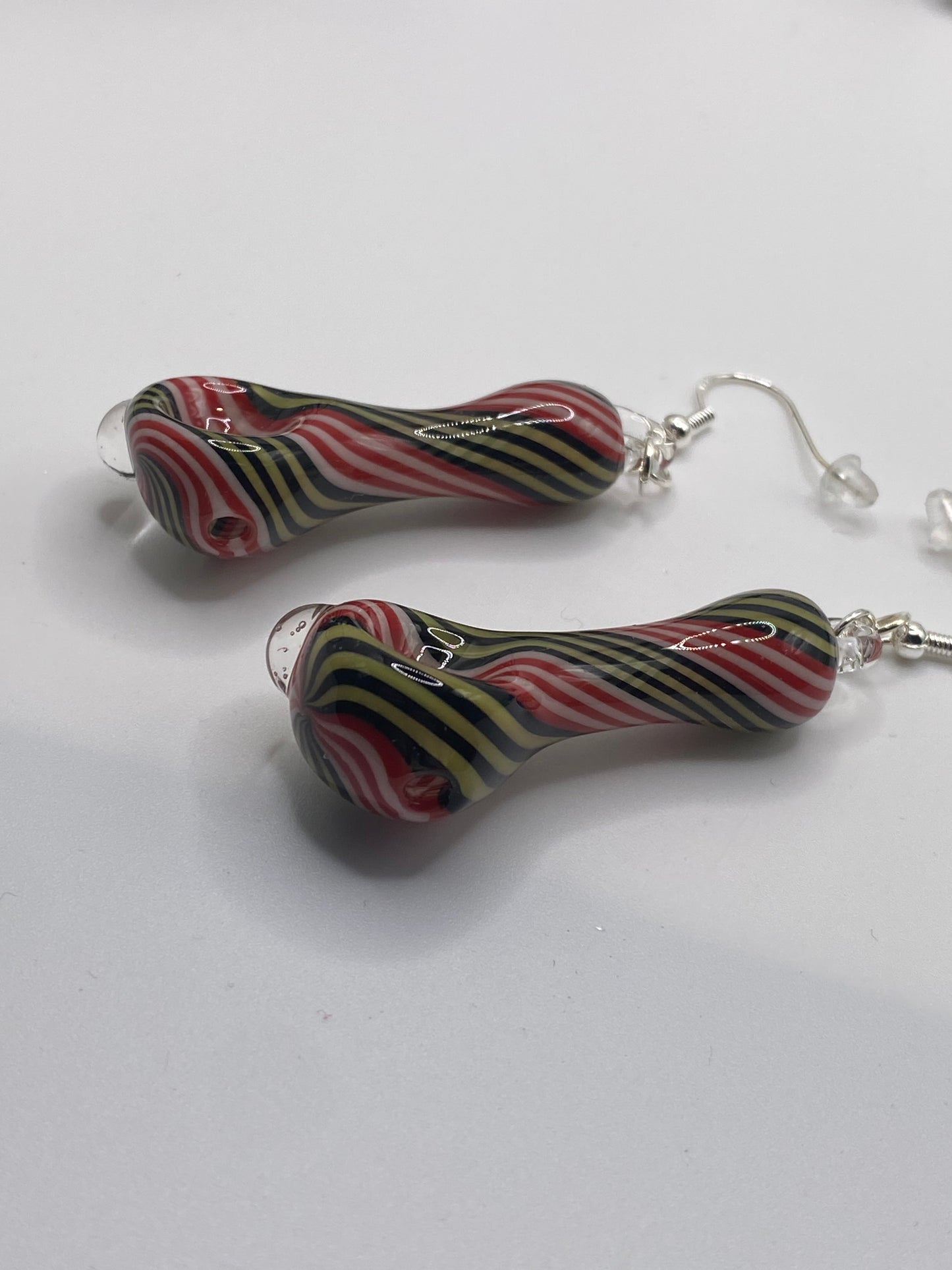 Maryland Pride Spoon Pipe Earrings