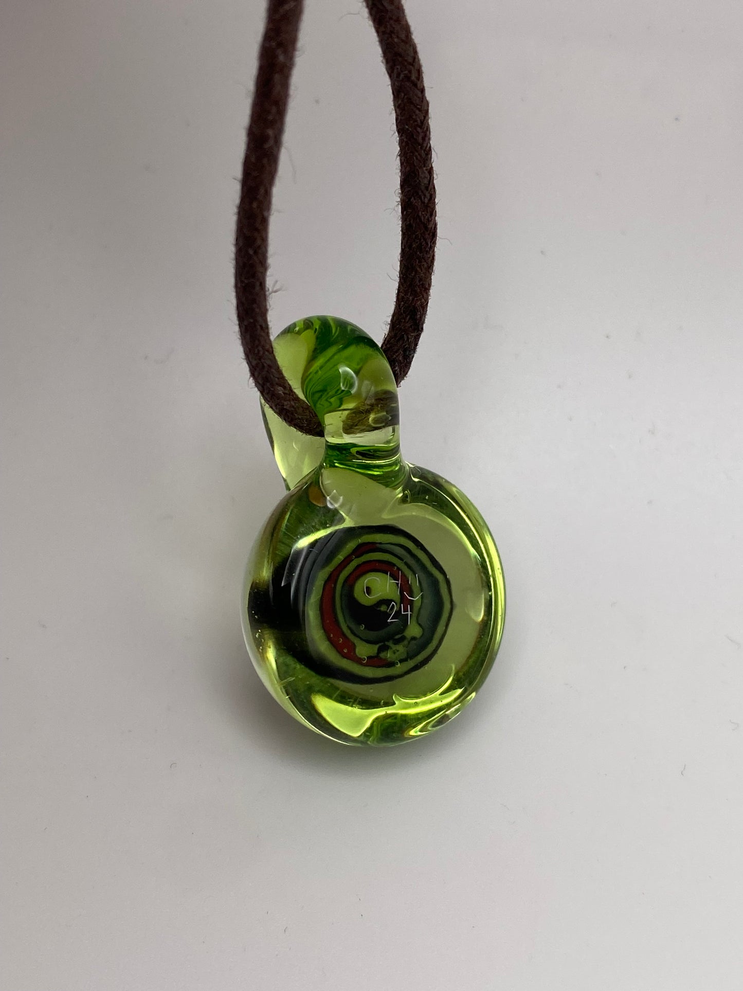 Grateful Dead Yin Yang pendant - Absinthe