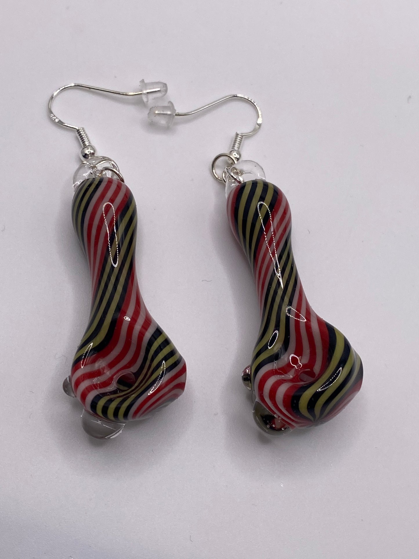 Maryland Pride Spoon Pipe Earrings