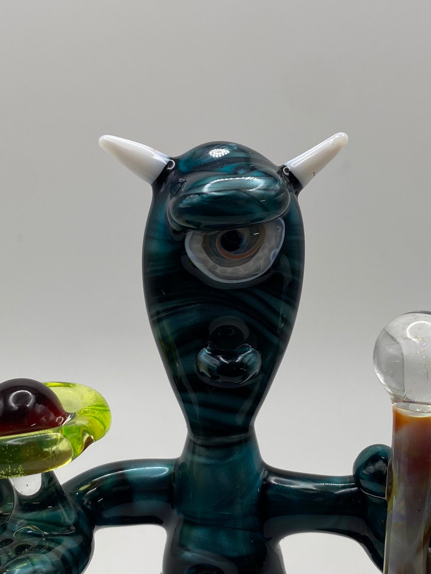 Alien Shaman Sculpture - Holding his Planet