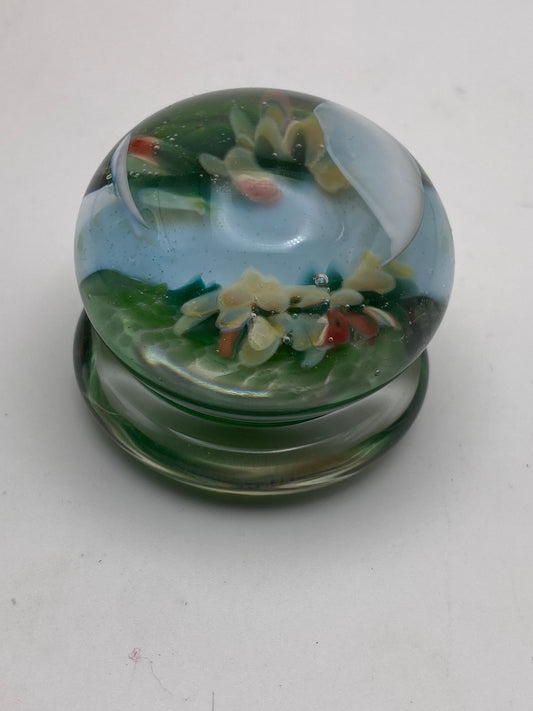 Little World Paperweight - River and Clouds