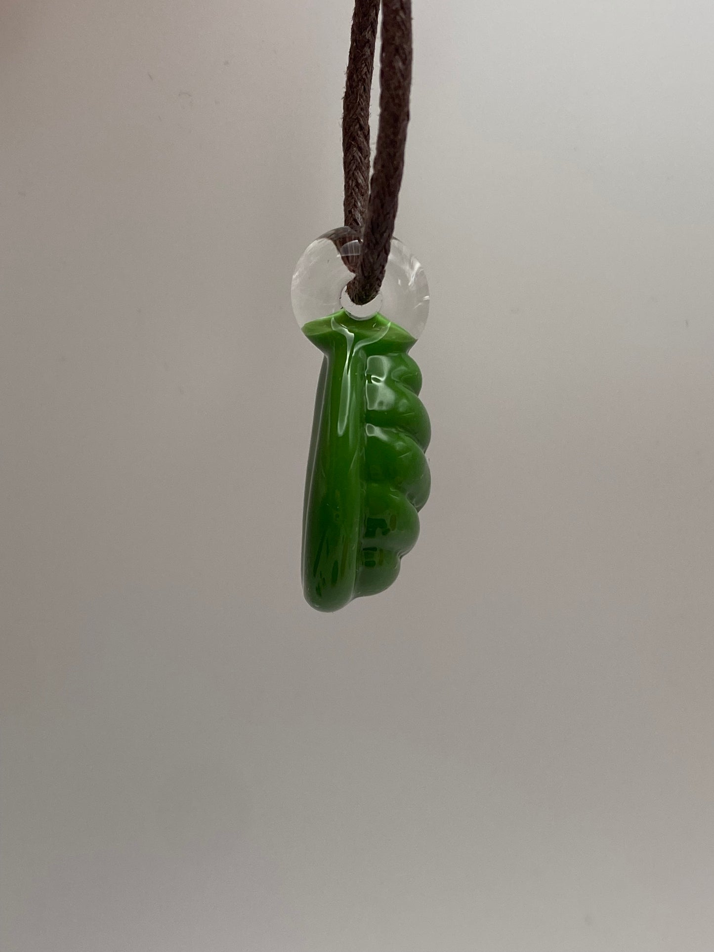 Leaf Pendant - Jade