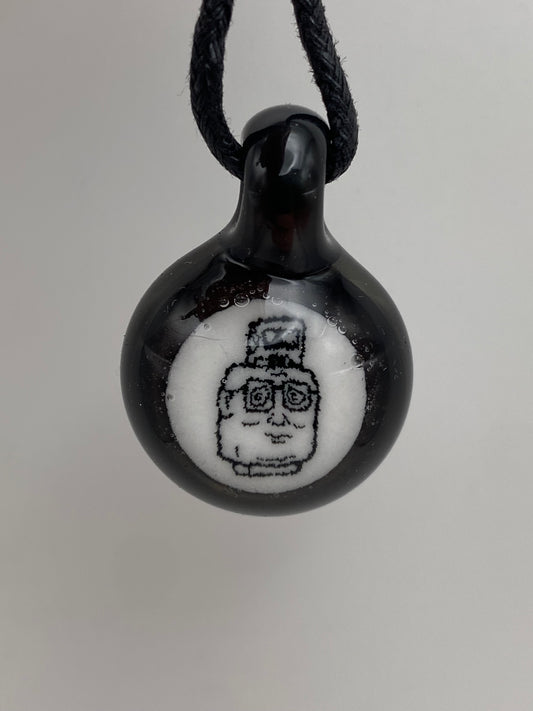 Hank the Propane Tank Pendant - Electrum
