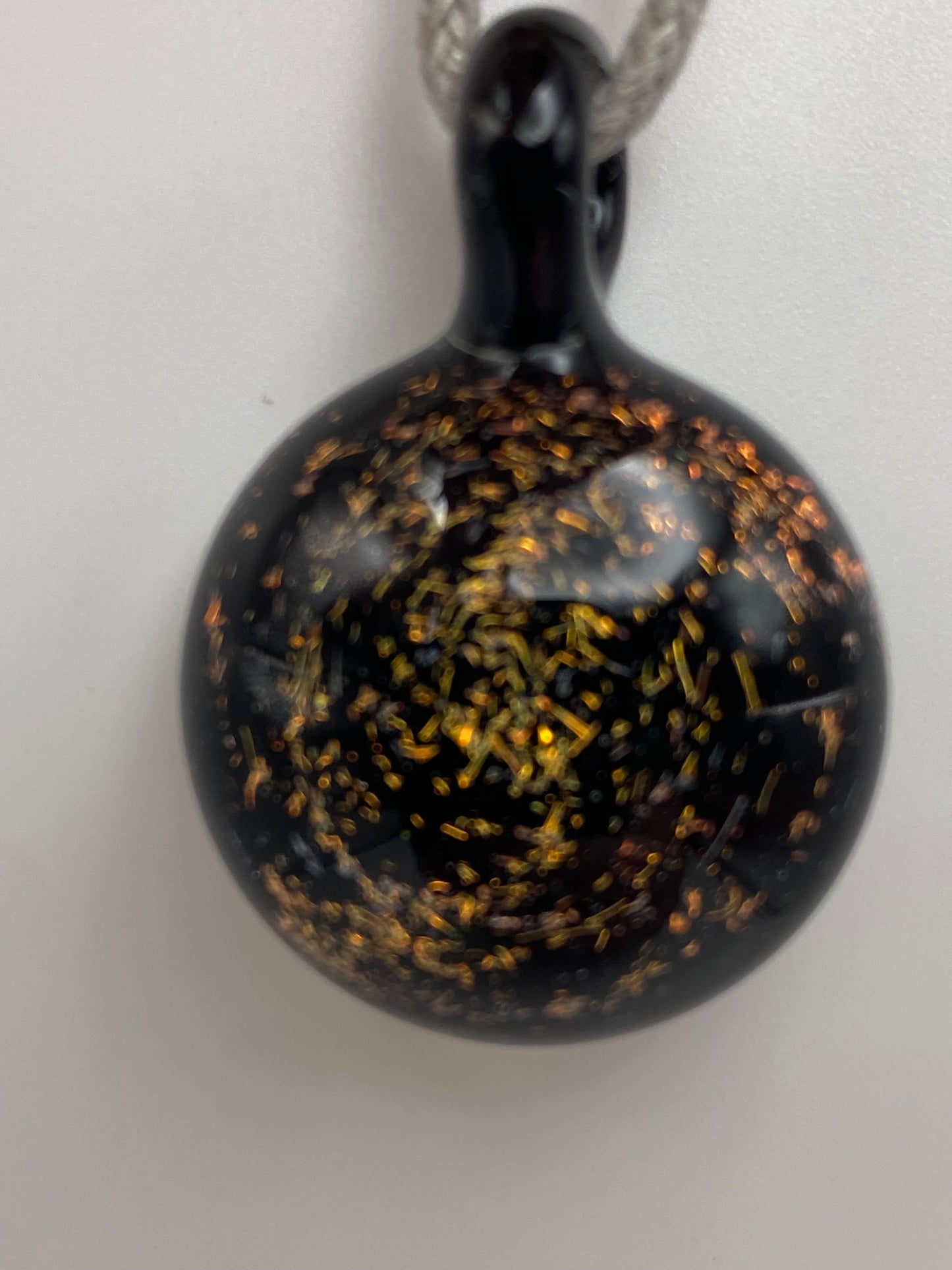 Dichroic Pendant - Gold
