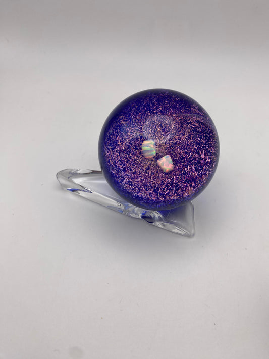 Galaxy Marble - Double opal w/ Cobalt