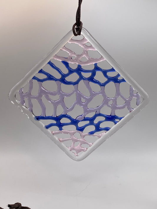 Suncatcher - Pink, Lite Cobalt, and Violet